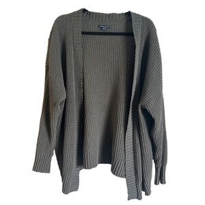 NWOT American Eagle Women's Green Open Front Oversized Cardigan, Extra Large